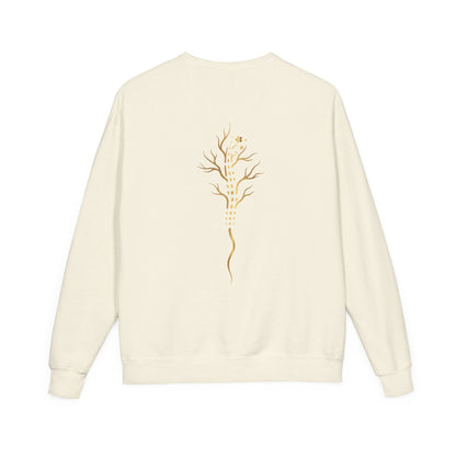 Gold Tree Graphic Sweatshirt — Minimal Botanical Crewneck