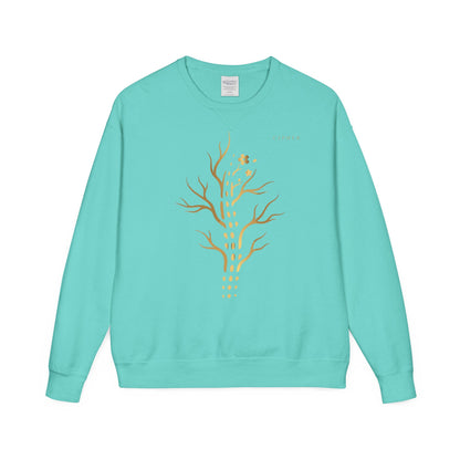Gold Tree Graphic Sweatshirt — Minimal Botanical Crewneck