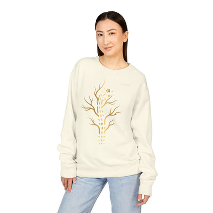 Gold Tree Graphic Sweatshirt — Minimal Botanical Crewneck