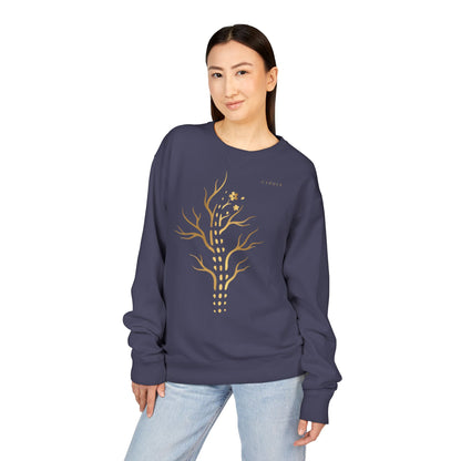 Gold Tree Graphic Sweatshirt — Minimal Botanical Crewneck