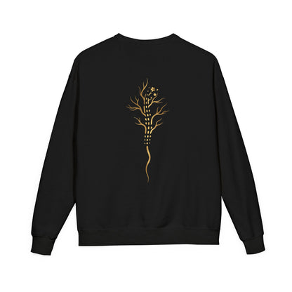 Gold Tree Graphic Sweatshirt — Minimal Botanical Crewneck